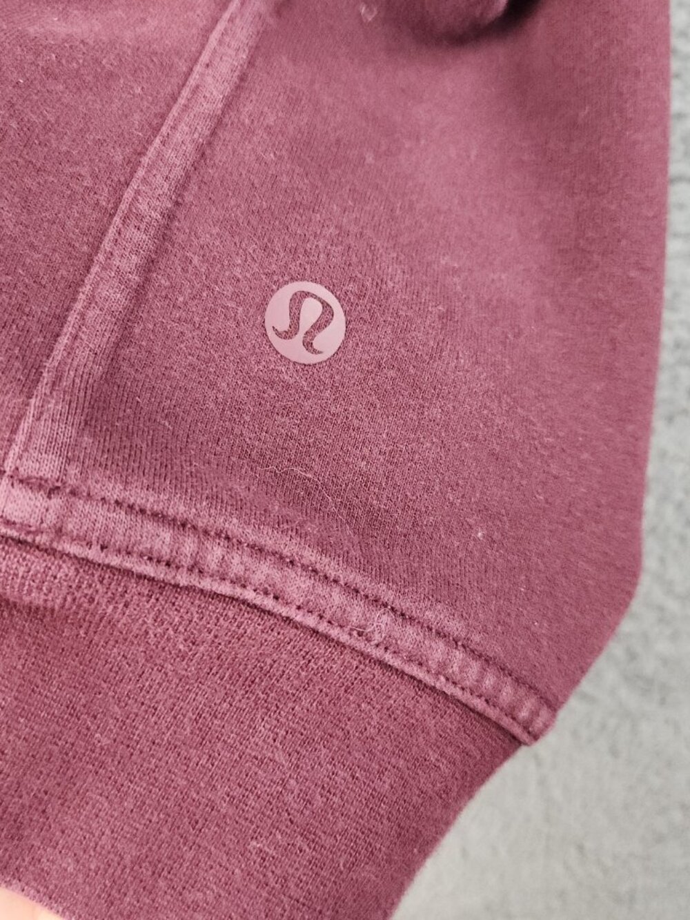 Lululemon All Yours Hoodie Women Small Cassis 4-Way Stretch Soft Kangaroo Pocket - Picture 6 of 11
